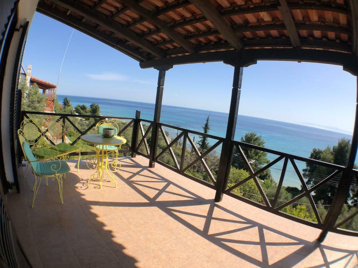 Unique Sea View House Villa Kalandra Dış mekan fotoğraf