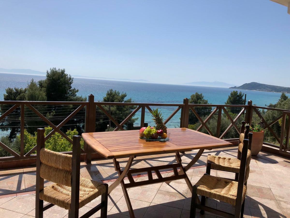 Unique Sea View House Villa Kalandra Dış mekan fotoğraf